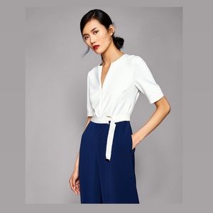 Ted Baker Ponte Wide Leg Jumpsuit